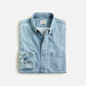 Five Year Denim Wash J.Crew Midweight denim workshirt | J.Crew Factory | OYHXB8015