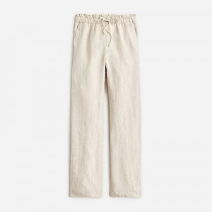 Flax J.Crew Soleil pant in striped linen | J.Crew Factory | RGOWX3827