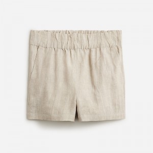 Flax J.Crew Tropez short in striped linen | J.Crew Factory | GQEUF4570