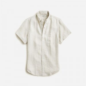 Flax Linen Yd J.Crew Short-sleeve Baird McNutt Irish linen shirt | J.Crew Factory | RAXBZ7104