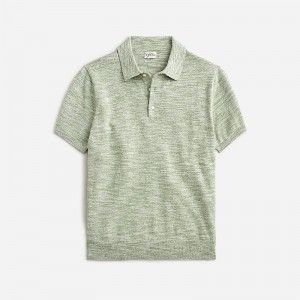 Fresh Garland J.Crew Short-sleeve cotton-blend sweater-polo | J.Crew Factory | FEMGD6710