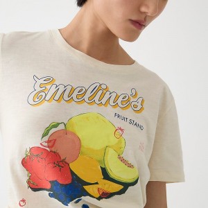 Fruit Stand Honeycomb J.Crew Classic-fit "fruit stand" graphic T-shirt | J.Crew Factory | SRCZW6302