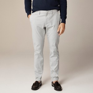 Gray White Oxford J.Crew 484 Slim-fit tech oxford pant | J.Crew Factory | SGDMR8204