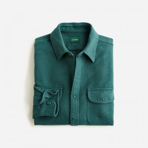 Green Chamois J.Crew Heavyweight chamois workshirt | J.Crew Factory | ZNGIA3197