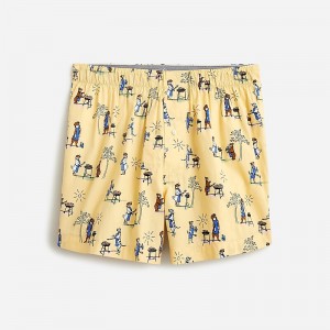 Grillmaster Pup Pale Ye J.Crew Printed boxers | J.Crew Factory | TILJD0821