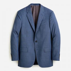 Harbor Blue J.Crew Ludlow Slim-fit suit jacket in Italian stretch worsted wool | J.Crew Factory | DHUZW9710