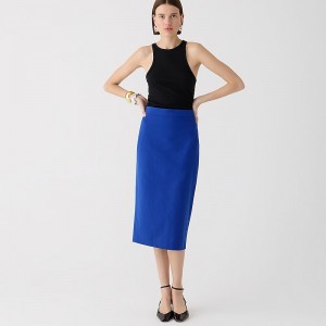 Harbor View J.Crew No. 3 Pencil skirt in bi-stretch cotton blend | J.Crew Factory | VNLSD0137