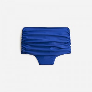 Harbor View J.Crew Ruched high-rise full-coverage bikini bottom | J.Crew Factory | KDWCA1062