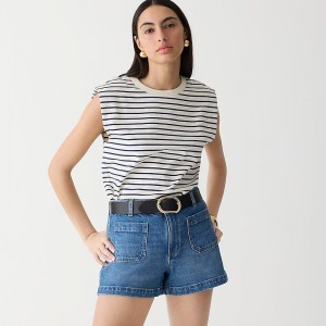 Hillside Wash J.Crew Patch-pocket denim short in Hillside wash | J.Crew Factory | PZTDV8257