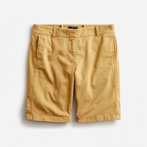 Honey Brown J.Crew 10" bermuda stretch chino short | J.Crew Factory | VFERZ0372