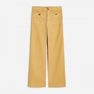 Honey Brown J.Crew Sailor slim wide-leg chino pant | J.Crew Factory | KJGXA1649