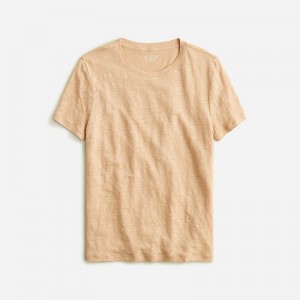 Honeyed Sand J.Crew Relaxed linen T-shirt | J.Crew Factory | LMSDA3620