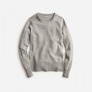 Hthr Ash J.Crew Cashmere classic-fit crewneck sweater | J.Crew Factory | ZYTUR5417