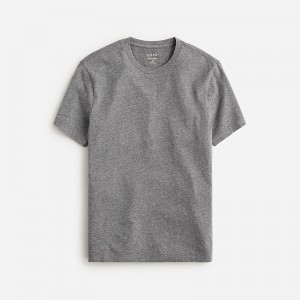 Hthr Carbon J.Crew Sueded cotton T-shirt | J.Crew Factory | JLIRW1946