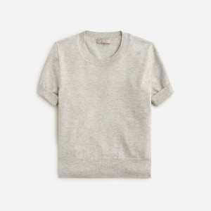 Hthr Dusk J.Crew Shrunken TENCEL™ lyocell-blend T-shirt | J.Crew Factory | FLWAG3071