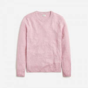 Hthr Dusty Lilac J.Crew Linen crewneck sweater | J.Crew Factory | SVNZM9863