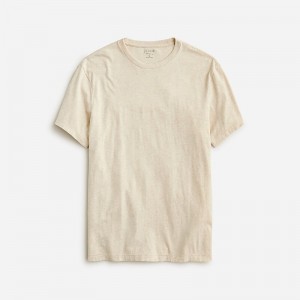 Hthr Ecru J.Crew Broken-in short-sleeve T-shirt | J.Crew Factory | WQNLE9045