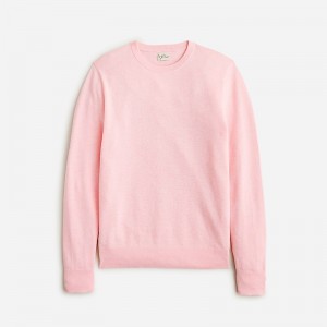 Hthr Fresh Bouquet J.Crew Cotton piqué-stitch crewneck sweater | J.Crew Factory | WACGB4539