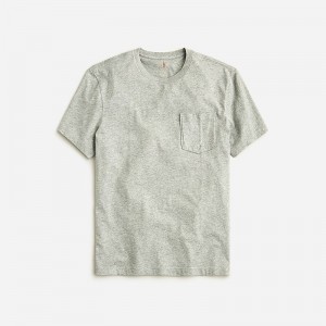 Hthr Grey J.Crew Broken-in pocket T-shirt | J.Crew Factory | LEJMN2987