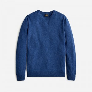 Hthr Night Star J.Crew Cashmere jacquard crewneck sweater | J.Crew Factory | FDQGE3180