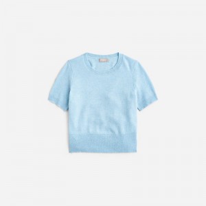 Hthr River J.Crew Cashmere shrunken T-shirt | J.Crew Factory | EMQLW3167