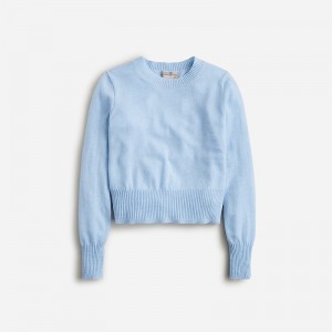 Hthr River J.Crew Cashmere shrunken crewneck sweater | J.Crew Factory | TEPVN8031