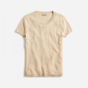 Hthr Stone J.Crew Cashmere relaxed T-shirt | J.Crew Factory | CNITW3471