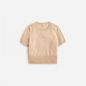 Hthr Stone J.Crew Cashmere shrunken T-shirt | J.Crew Factory | MCLIW4825