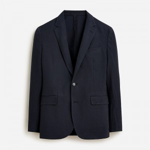 Ink J.Crew Ludlow Slim-fit unstructured suit jacket in Irish cotton-linen blend | J.Crew Factory | GVXLQ2507