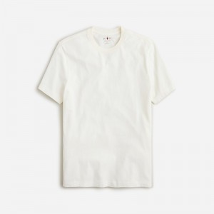 Ivory J.Crew Sueded cotton T-shirt | J.Crew Factory | HYRXP4859