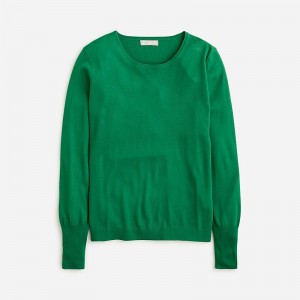 Jungle Green J.Crew Halle crewneck sweater | J.Crew Factory | HBZGQ3921