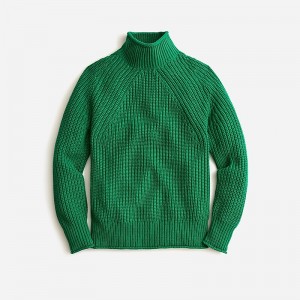 Jungle Green J.Crew Relaxed Rollneck™ sweater | J.Crew Factory | ZOEQS0429