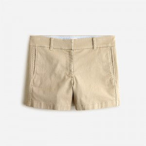 Khaki J.Crew 4" stretch chino short | J.Crew Factory | GTKLW1240