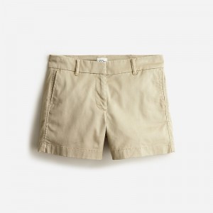 Khaki J.Crew 5" stretch chino short | J.Crew Factory | FVJZO9702