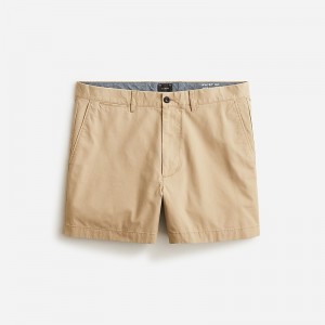 Khaki J.Crew 5" stretch chino short | J.Crew Factory | MRNWD0283