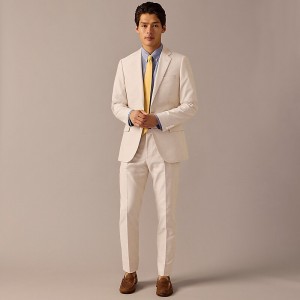 Khaki J.Crew Ludlow Slim-fit suit jacket in Portuguese cotton oxford | J.Crew Factory | XNMUK8761