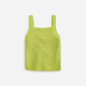 Kiwi J.Crew Basket-stitch sweater-tank | J.Crew Factory | JHEVG1524