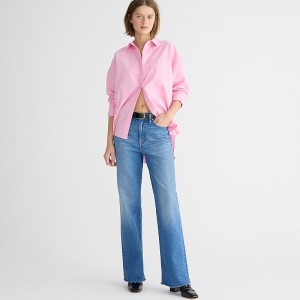 Lakeshore Wash J.Crew Full-length slim wide-leg jean | J.Crew Factory | OFXME4396