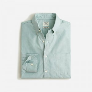 Lamppost Green Eoe J.Crew Secret Wash cotton poplin shirt | J.Crew Factory | UFNXL6241