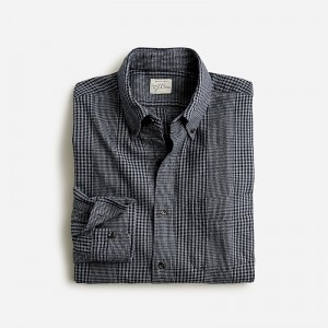 Laurel Houndstooth Midn J.Crew Brushed twill shirt | J.Crew Factory | ZGWQV6598