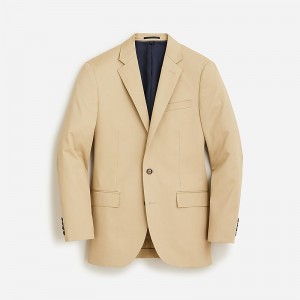 Light Khaki J.Crew Ludlow Slim-fit suit jacket in Italian chino | J.Crew Factory | CVRSZ8917