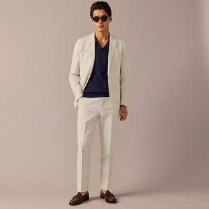 Light Tan Glen J.Crew Ludlow Slim-fit unstructured suit jacket in Irish cotton-linen blend | J.Crew Factory | WTGJL2197