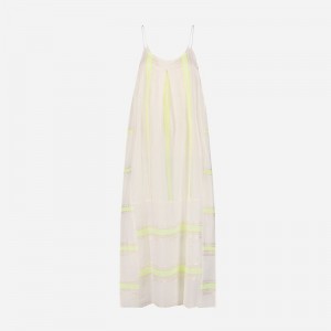 Light Yellow J.Crew lemlem Nia slip dress | J.Crew Factory | LAFTV4938