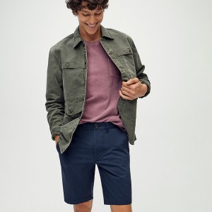 Loden Green J.Crew Wallace & Barnes pigment-dyed cotton canvas overshirt | J.Crew Factory | IDTOY6950