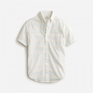 Marcell Bleached Pastel J.Crew Short-sleeve Indian madras shirt | J.Crew Factory | PQVYW2491