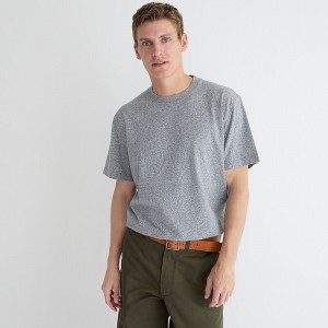 Marled Champ Grey J.Crew Relaxed premium-weight cotton no-pocket T-shirt | J.Crew Factory | EIXKM6013