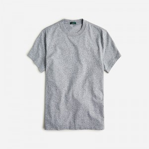 Marled Champ Grey J.Crew Relaxed premium-weight cotton no-pocket T-shirt | J.Crew Factory | UXEHO3186