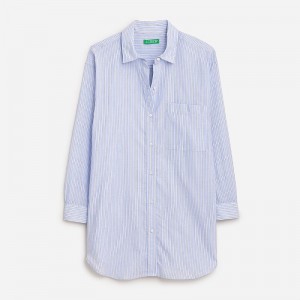 Medium Blue J.Crew Cotton voile beach shirt | J.Crew Factory | SUFAY8956