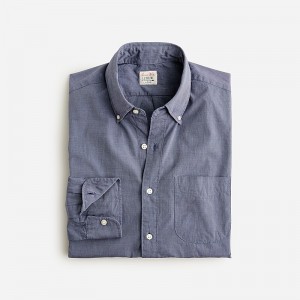 Montclair Navy J.Crew Secret Wash cotton poplin shirt | J.Crew Factory | XQSAH9783