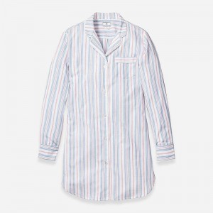 Multi J.Crew Petite Plume™ nightshirt in vintage french stripe | J.Crew Factory | JYIRL0684